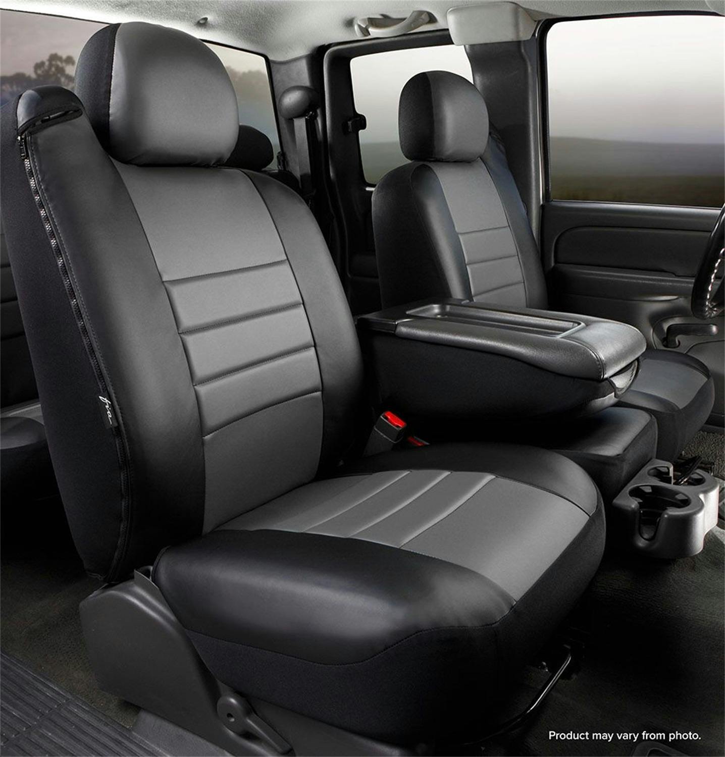 Fia SL67-17 GRAY LeatherLite™ Custom Seat Cover