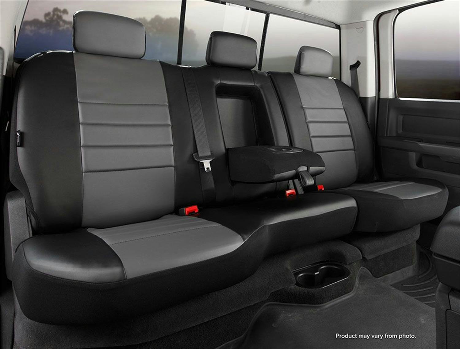 Fia SL62-44 GRAY LeatherLite™ Custom Seat Cover