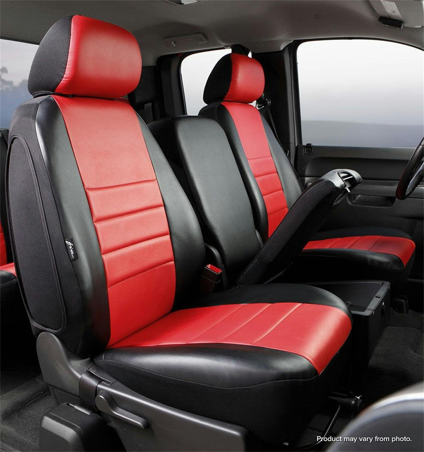 Fia SL67-35 RED LeatherLite™ Custom Seat Cover
