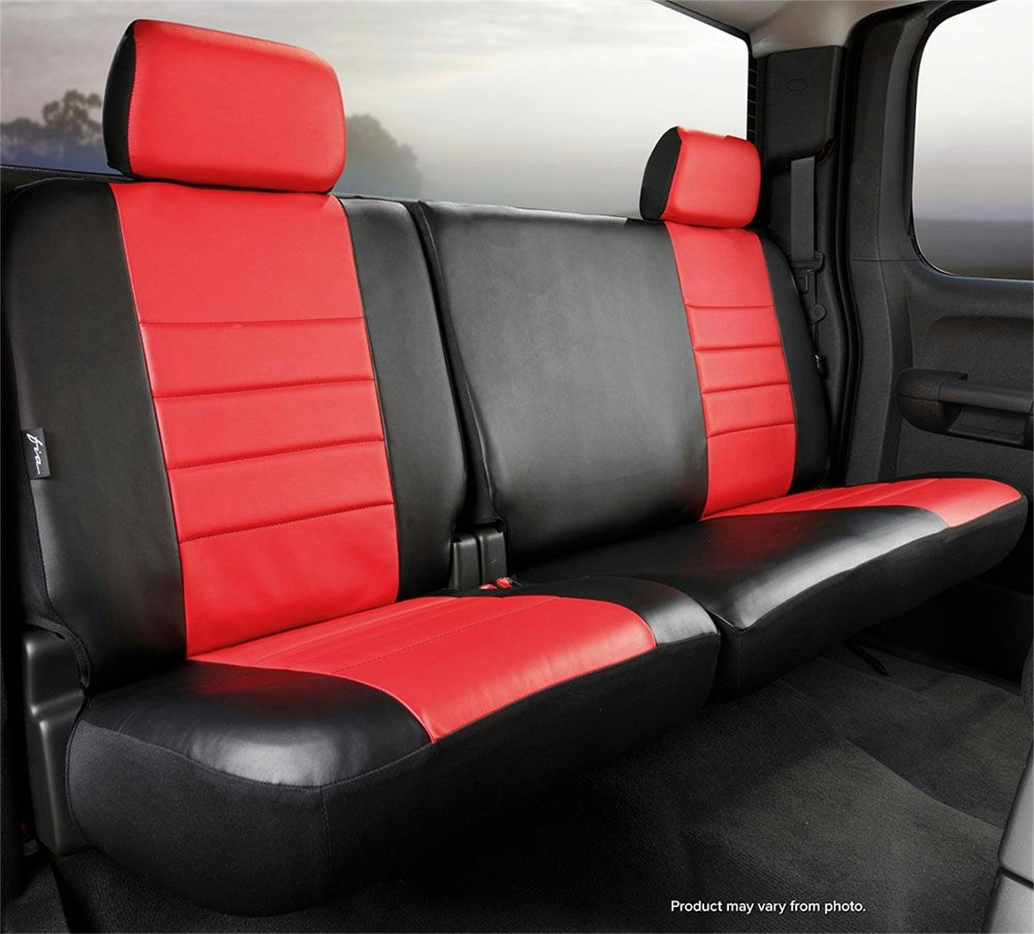 Fia SL62-26 RED LeatherLite™ Custom Seat Cover