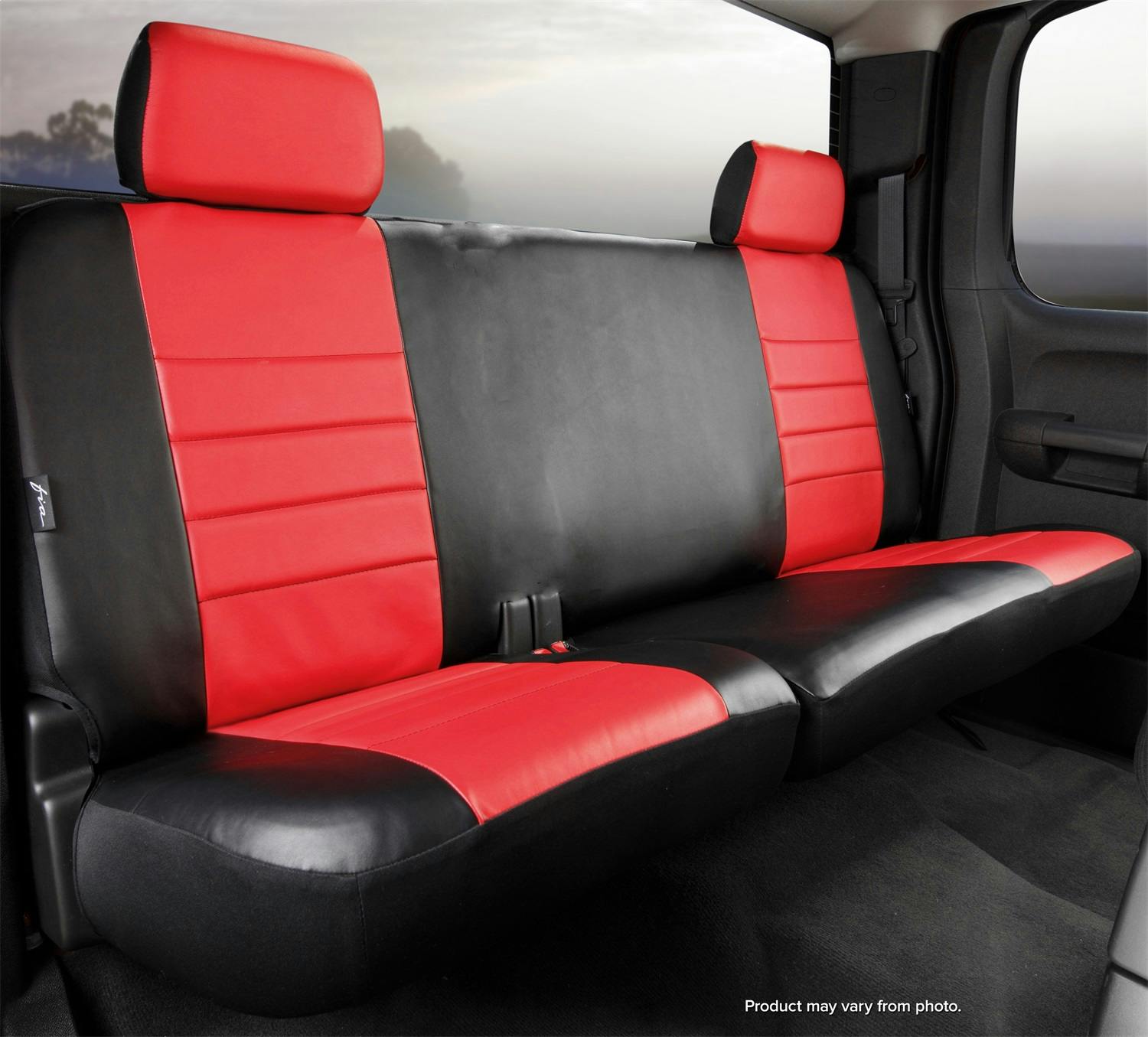 Fia SL62-16 RED LeatherLite™ Custom Seat Cover