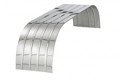 BettsHD 4-Rib Stainless Steel Full Tandem Axle Fenders