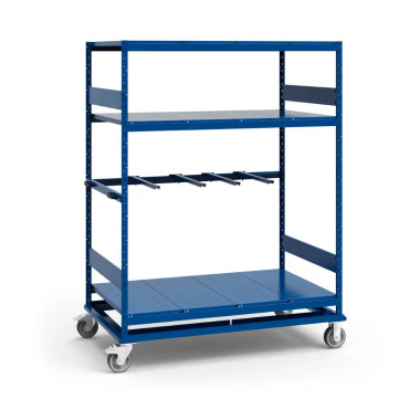 Rousseau Metal SRP1421M Bumper and Pipe Rack (60"W x 36"D x 75"H) (Mobile)