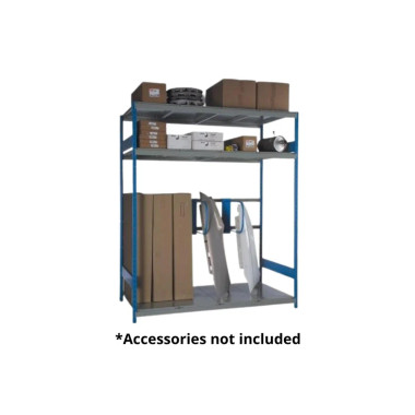 Rousseau Metal SRP1432 Sheet Metal Rack (96"W x 36"D x 75"H)