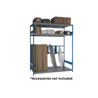 Rousseau Metal SRP2432 Sheet Metal Rack (96"W x 48"D x 75"H)