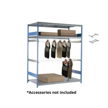 Rousseau Metal SRP3477 Mat Rack (Single) (96"W x 36"D x 75"H)