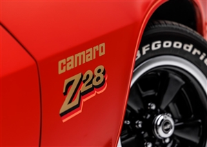 1977 Camaro Z28 Fender Decal, Choose Color, Each