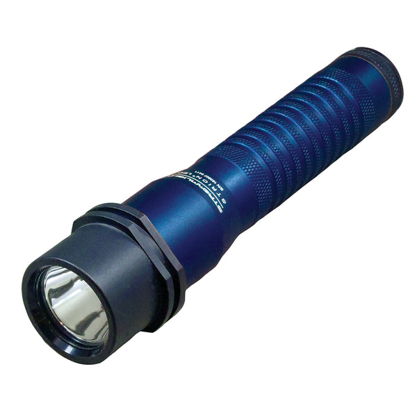 Strion Rechargeable LED Flashlight with AC/DC - Blue STL74343
