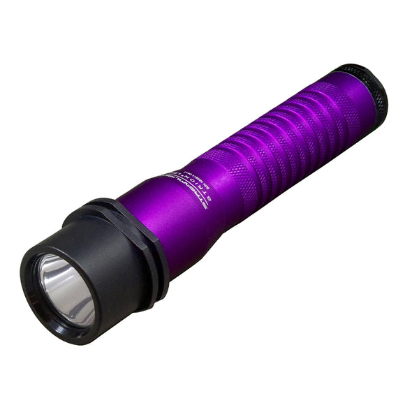 Strion LED Rechargeable Flashlight with AC/DC - Purple STL74349
