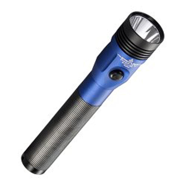 Stinger LED HL Rechargeable Flashlight - 120/DC, PiggyBack Holder - Blue