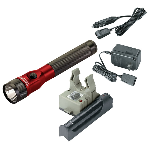 Stinger DS LED Rechargeable Flashlight with AC/DC and PiggyBack - Red STL75616