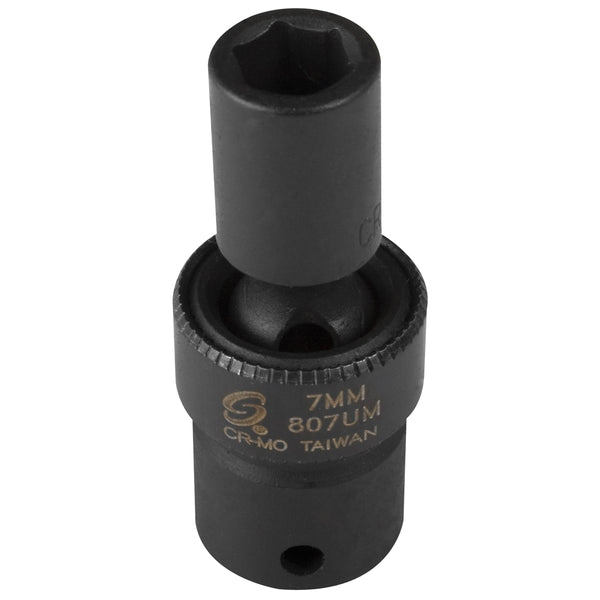 1/4" Drive 6 Point Universal Impact Socket 7mm SUN807UM