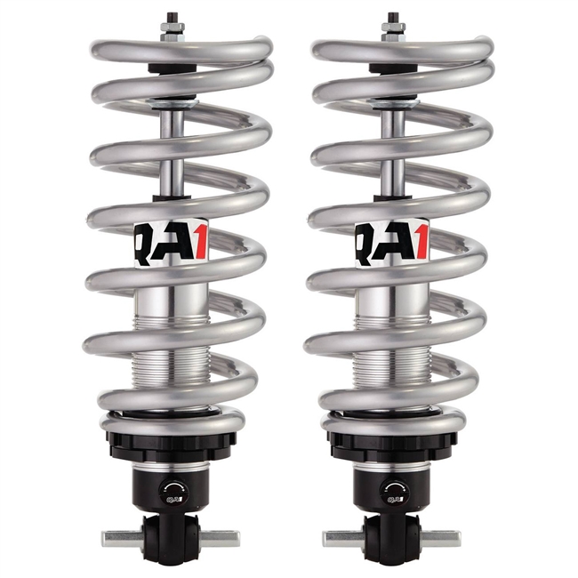 1970 - 1981 Camaro QA1 Coil Over Front Shocks Set, Single Adjustable Shocks with Springs