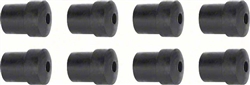 1970 - 1981 Camaro Rear Leaf Spring Shackle Bushings Set, 8 Pieces, OE Style Kit