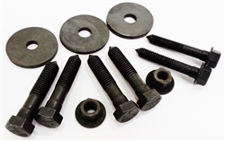 1974 - 1981 Camaro Subframe Body Mount Bushing Hardware Set: Bolts, Nuts, and Washers, OE Style Correct