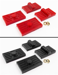 1970 - 1981 Camaro Rear Leaf Spring Pads, Polyurethane, Choose Red or Black