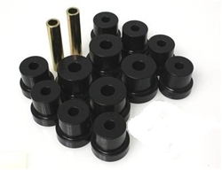 1970 - 1981 Camaro Polyurethane Leaf Spring Front Eye and Rear Shackle Bushings Set, Black