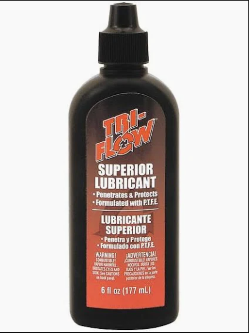 Tri-Flow TTF21060 Superior Lubricant 6 oz Drip Bottle PTFE Oil for Precision Use