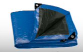 Truper Reinforces Tarps, 10 Mil Thickness,16 Mil Thickness , Heavy Duty Blue Tarps 10X13 # 15371
