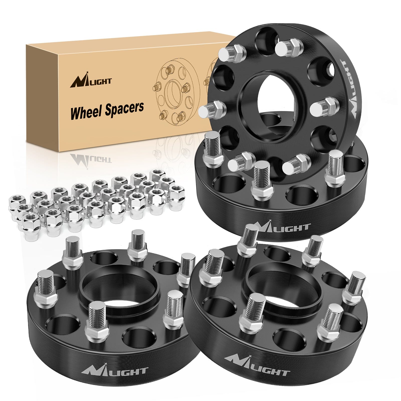 1.5inch (38mm) Wheel Spacers 4Pcs For 1999 2000 2001 2002 2003 2004 2005 2006 2007 2008 2009 2010 2011 2012 2013 2014 2015 2016 2017 2018 2019 Chevy Silverado GMC Sierra 1500 Yukon XL Avalanche Tahoe Suburban | 6x139.7 | 78.1 Hub Bore | 14x1.5 Studs
