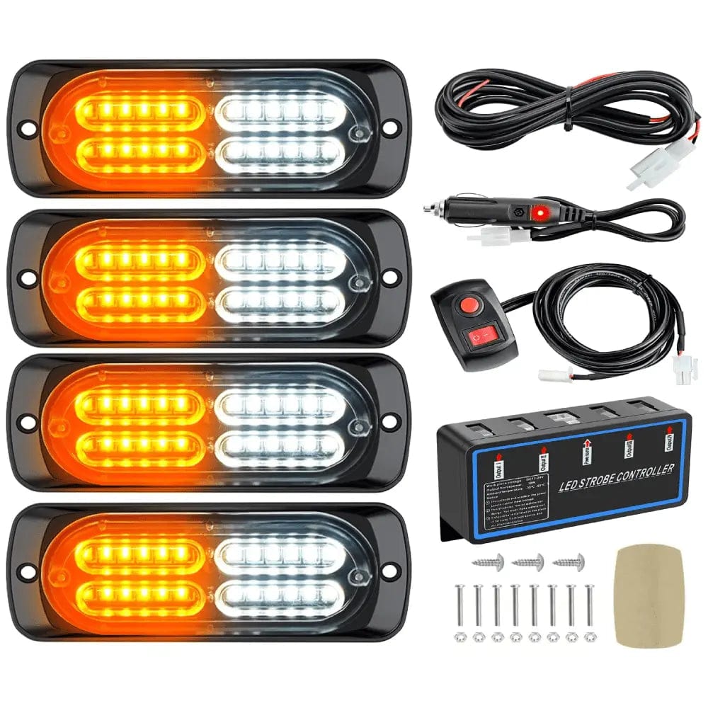 Surface Mount Led Strobe Light Kit (4 Pcs)