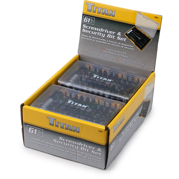 4 Pc Counter Display - 61 Pc. Bit Set TIT16061-4