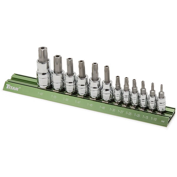 12 Piece Tamper Resistant Torx Bit Set TIT16121