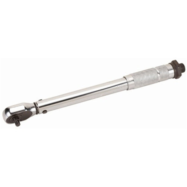 Micrometer Style Torque Wrench, 1/4" Drive, 20 to 200 in/lbs, Reversible, with
