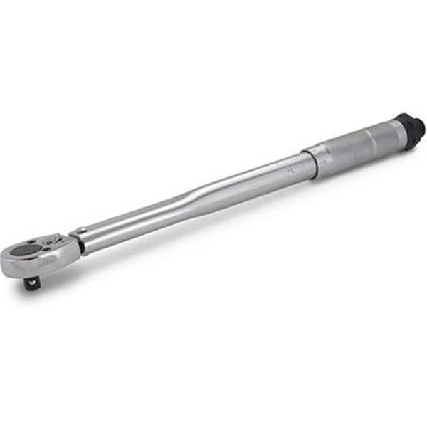 Micrometer Style Torque Wrench, 3/8" Drive, 60 to 960 in/lbs, Reversible, with