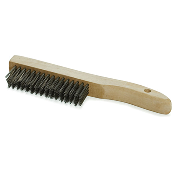 Stainless Steel Shoe Horn Wire Brush,Ideal For Removing Debris And Cleaning Welds
