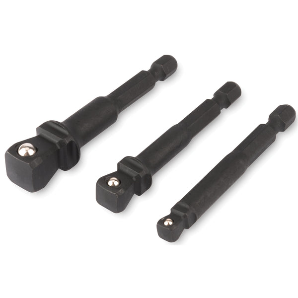 3 Piece Impact Wobble Socket Adapter Set