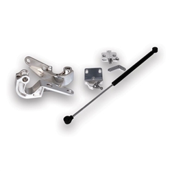 1970 - 1981 Camaro Custom Billet Aluminum Trunk Lid Hinges with Torsion Support Strut Kit
