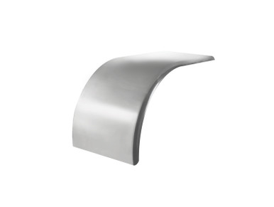 BettsHD Smooth Stainless Steel Half Tandem Axle Fenders