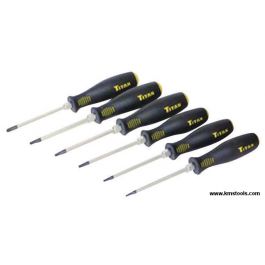 Titan 6pc Tamper Proof Torx Screwdriver Set