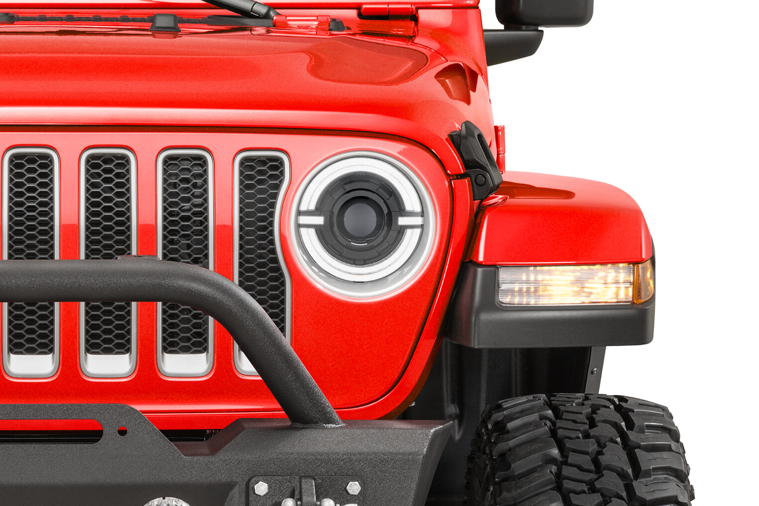 TACTIK 9" Gen 2 LED Headlights with DRL Halo and Plug & Play Wiring Harness for 18-26 Jeep Wrangler JL & Gladiator JT