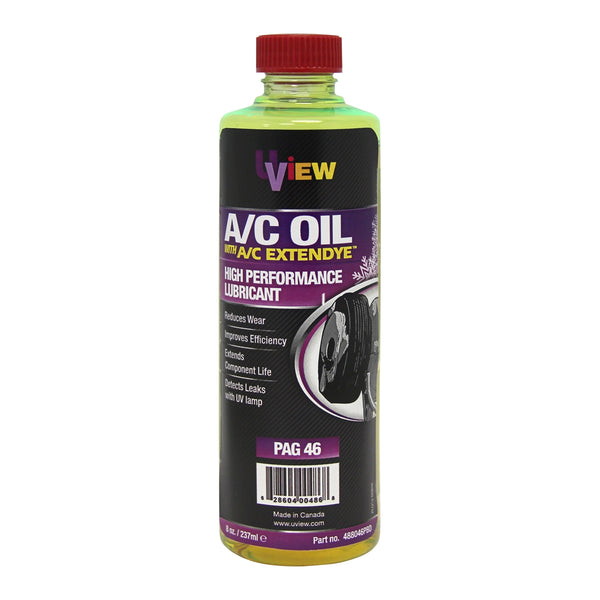 PAG 46 A/C Oil With ExtenDye High Performance Lubricant, 8 oz.