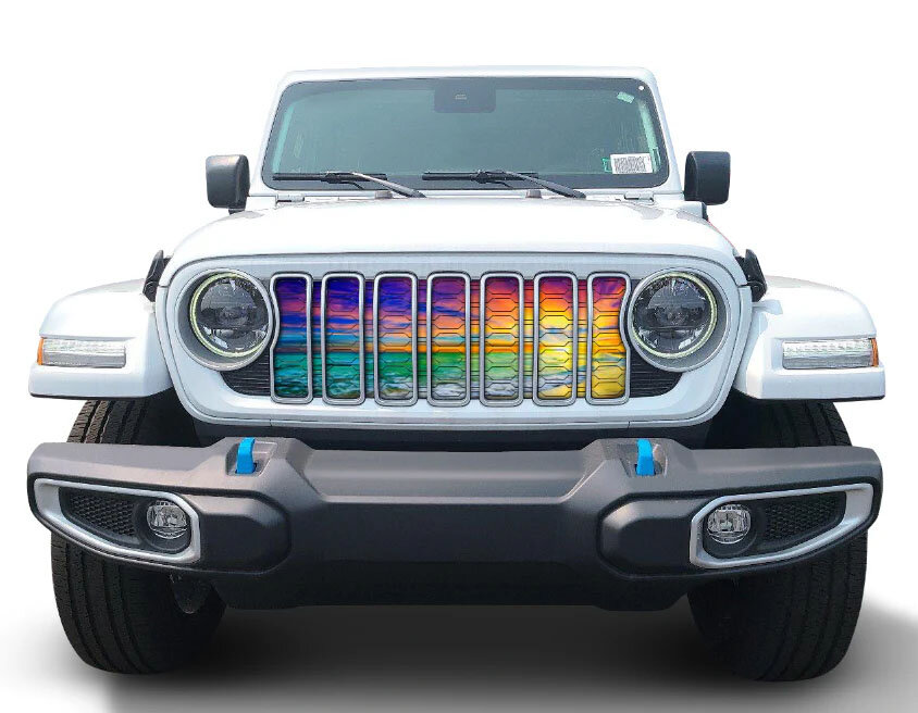Under The Sun Inserts  Sunset Grille Insert for 24 Jeep Wrangler JL and Gladiator JT