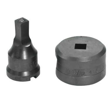 Edwards PDSQ3/8 3/8" Square Punch & Die Set with Key-Way