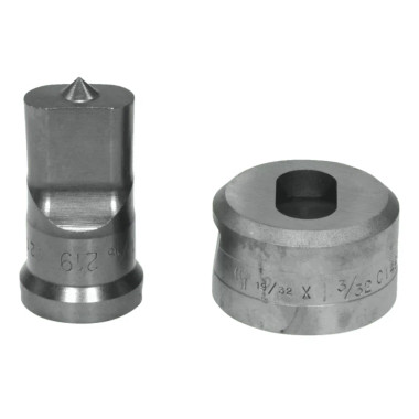 Edwards PDOB9/16X11/16 9/16x1 1/16 Oblong Punch & Die Set with Key-Way