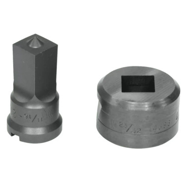 Edwards PDSQ11/16 11/16" Square Punch & Die Set with Key-Way