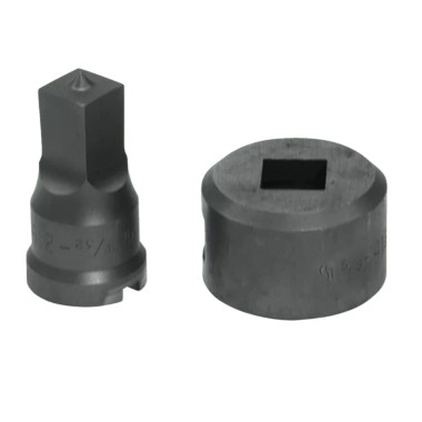 Edwards PDSQ19/32 19/32" Square Punch & Die Set with Key-Way