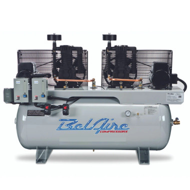 Belaire 6312D4 2 x 10HP 120G H Iron Series Elec Duplex Air Compressor