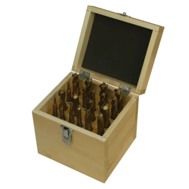 JET Tools 20 Piece Tin-Coated Double End Mill Set