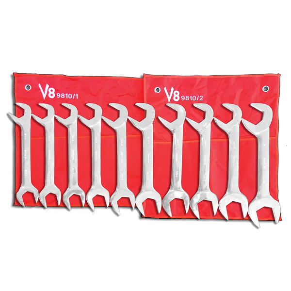 10 Piece Jumbo Angled Wrench Set V8T9810