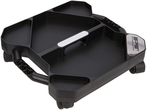 W85032 Rolling Tool Tray with 5 Separated Areas, Professional Car Tool Creeper,