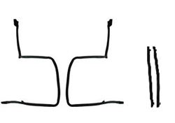 1978 - 1981 Camaro Main Body & Side Rail T-Top Weatherstrip Kit for Fisher Style, 4 Piece Set