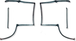 1982 - 1992 Camaro T-Top Rubber Weatherstrip Seal Set, 4 Piece