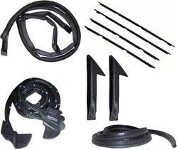 1982 - 1992 Camaro Coupe Hardtop Rubber Weatherstrip Kit