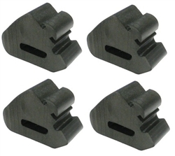 1970 - 1981 Camaro Hood Side Rubber Bumper Stoppers Set, 4 Piece Kit