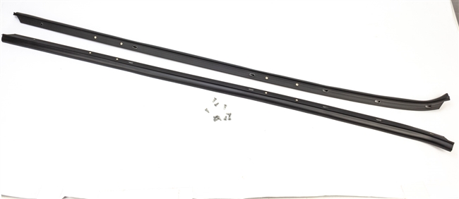 1970 - 1981 Camaro Outer Window Felts No Chrome Bead, Pair OE Style